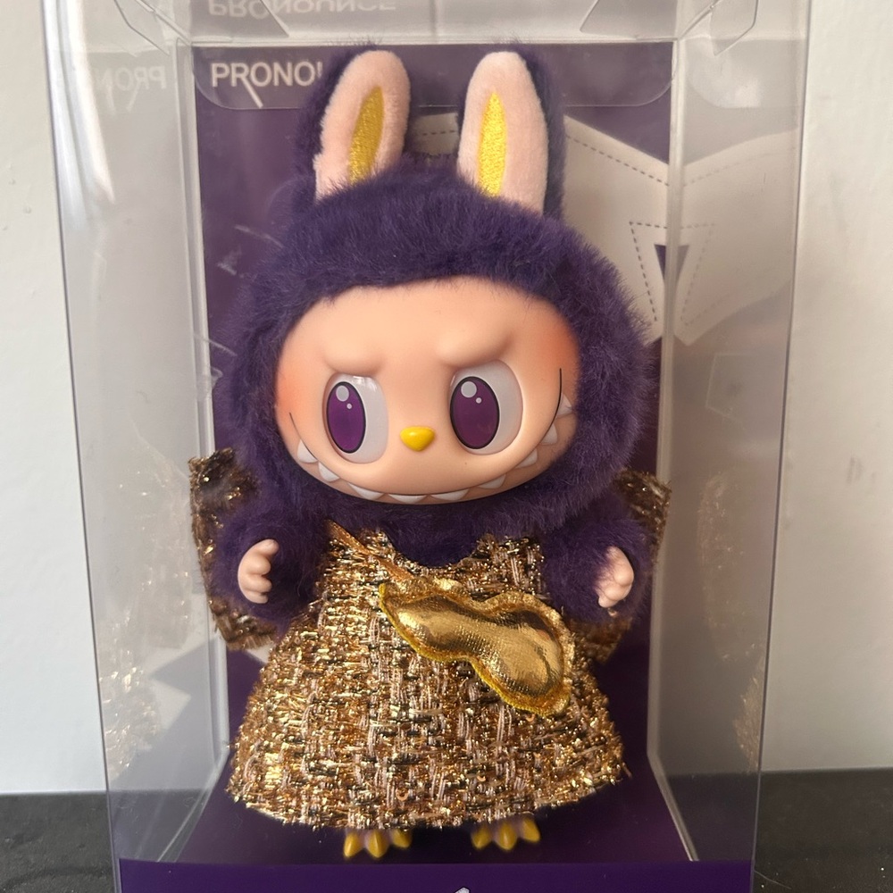 Pop Mart Labubu x PRONOUNCE Wings of Fortune Vinyl Plush Hanging Card